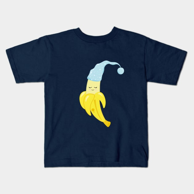 Cute Kawaii Banana Kids T-Shirt by Tshirtiz